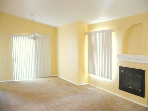 Open, airy living space with vaulted celings