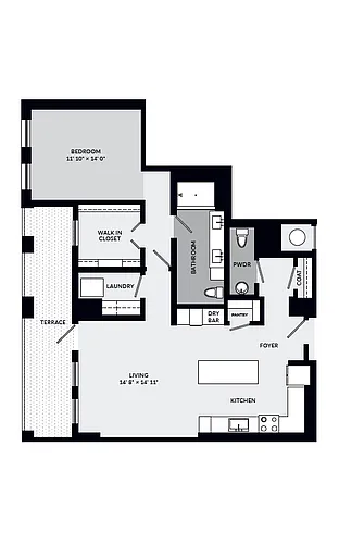 Floor plan The Prescott