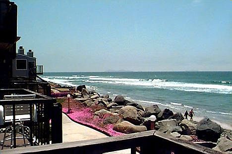 is that you walking the oceanfront??