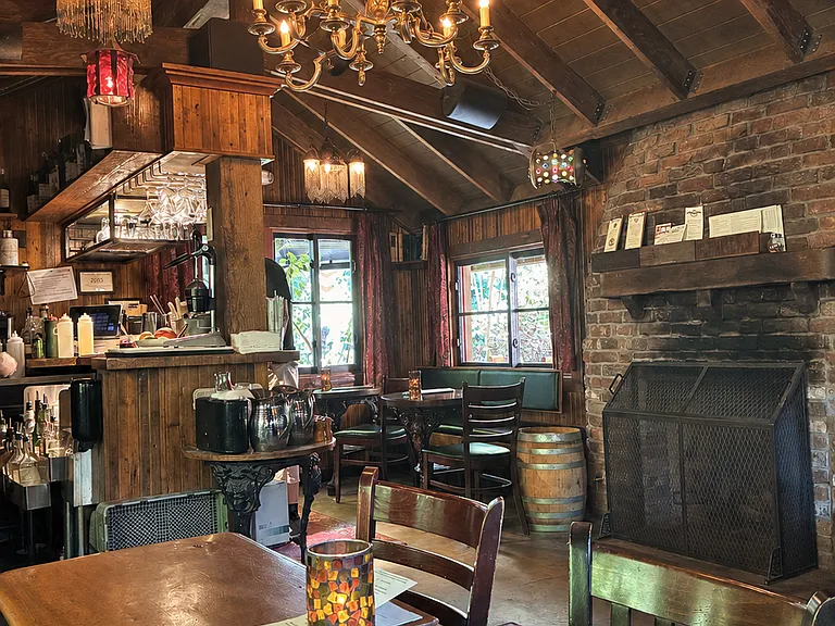 McMenamins cozy Whiskey Shed is a hidden gem.