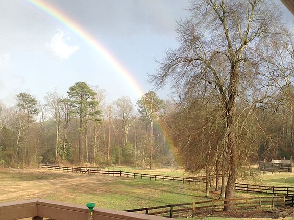 Looking over the back deck