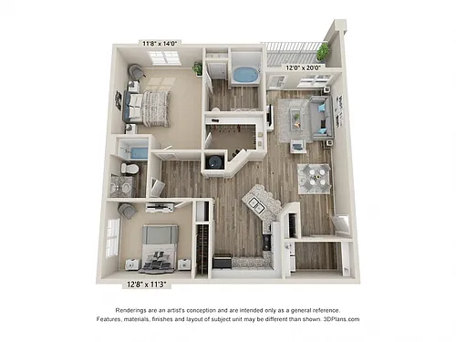 Floor plan Robeson