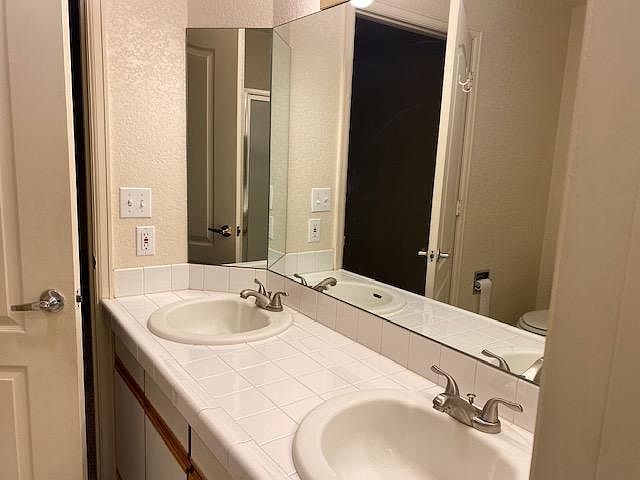 Master bathroom vanity
