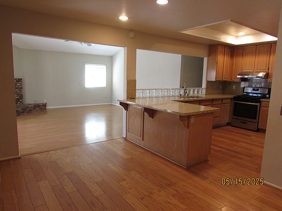 kitchen & family room