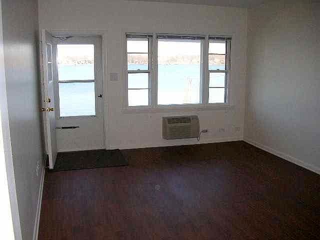 Lake view living room