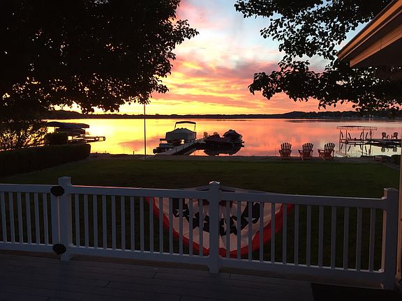 Sunrise from the deck