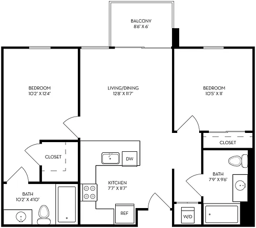 Floor plan B1