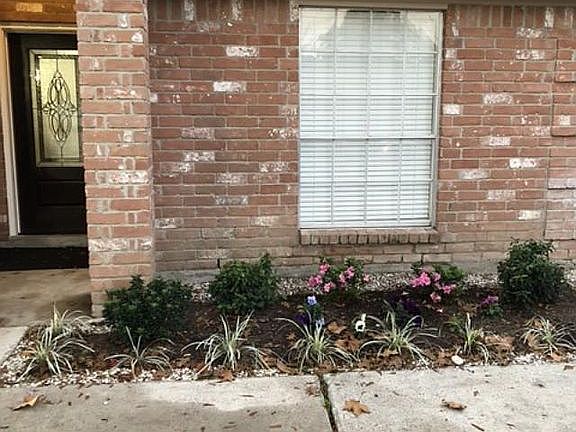 beautiful new landscaping.