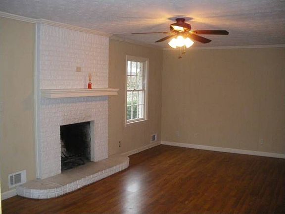 Family room w/ fireplace.