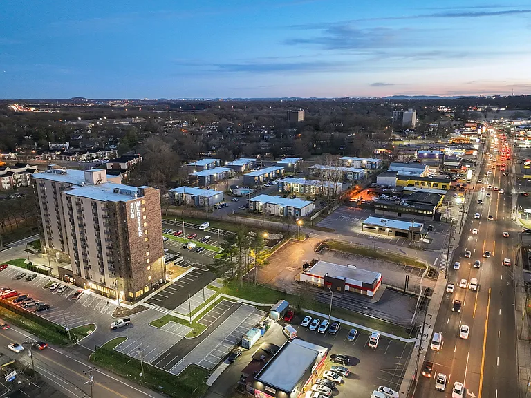 Aerial View of Building