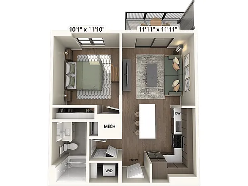 Floor plan A01-Scheme3