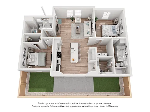 Floor plan B1