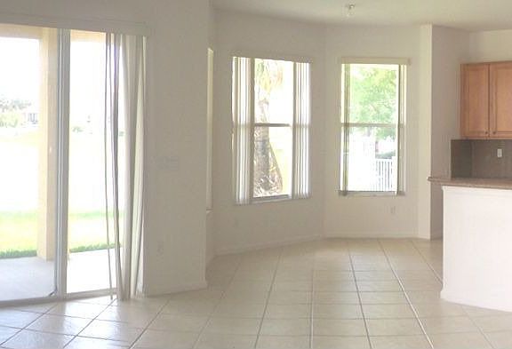 family room and lake view