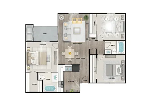 Floor plan C1