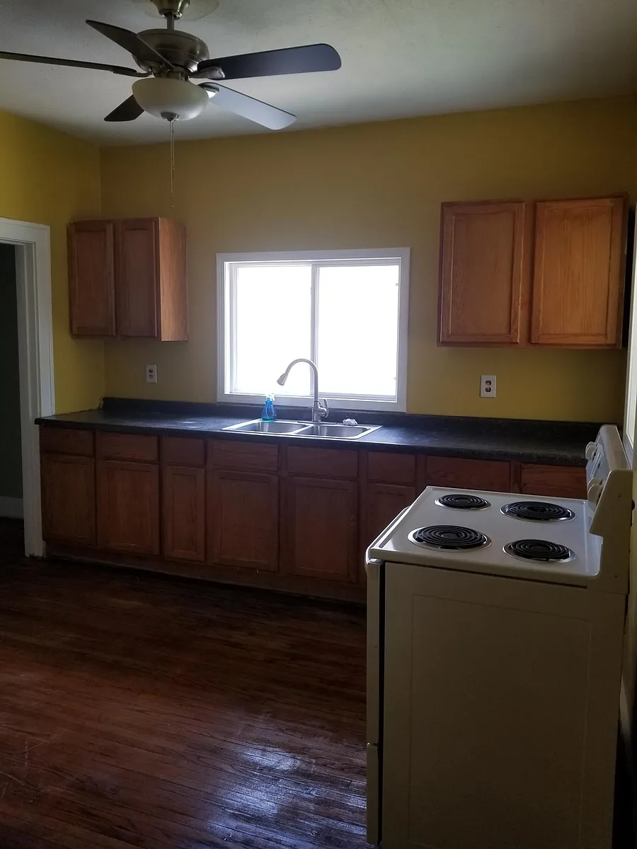 Spacious Kitchen with new Energy Efficient Windows. - 2905 Apple St #1