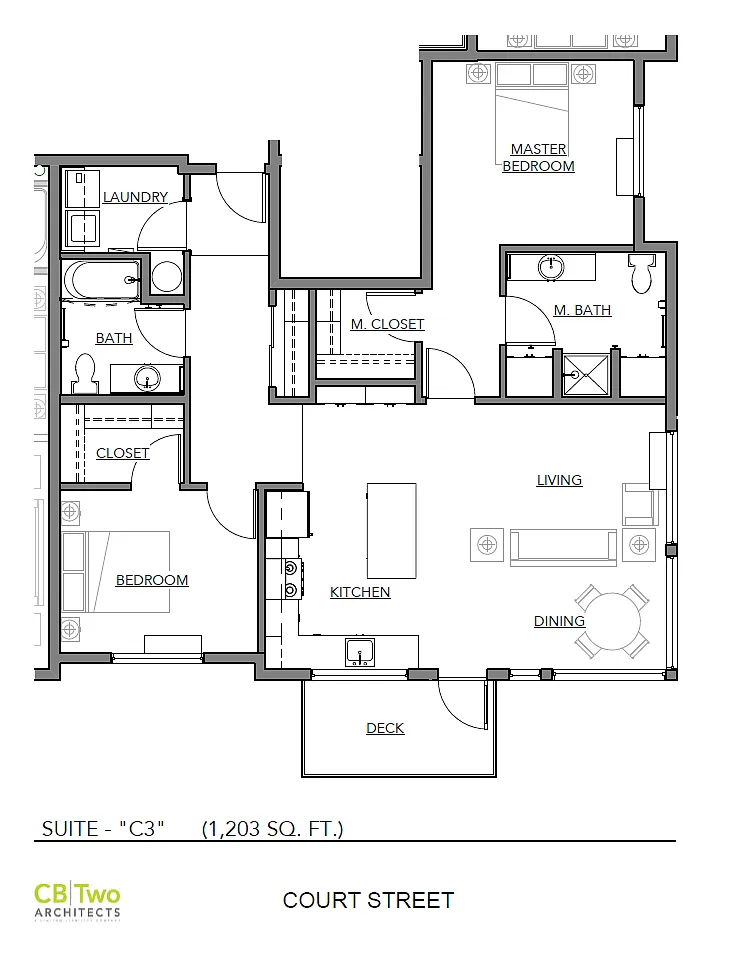 Floor plan C3-2X2