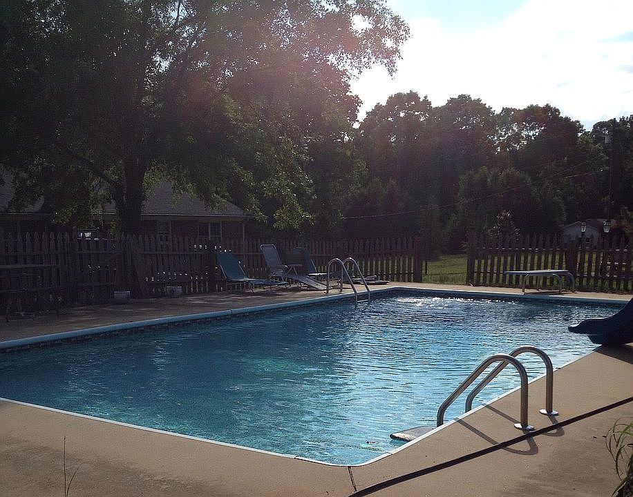 In ground salt water pool