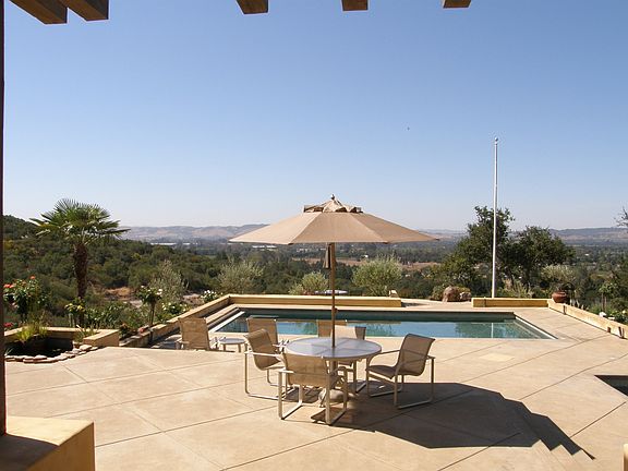 valley view from pool patio