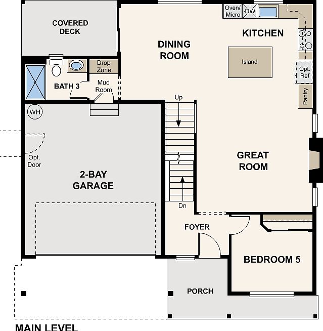 Warren (Basement) Plan, The Diamonds at Whiskey Ridge, Marysville, WA