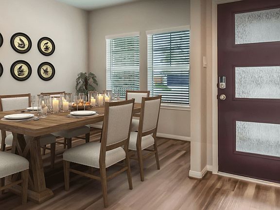 Enjoy home cooked meals together in the dining area.