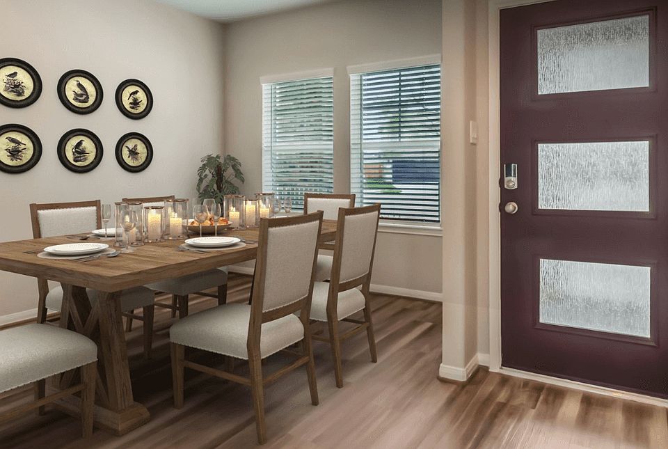 Enjoy home cooked meals together in the dining area.