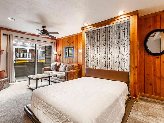 Living Area with Sleeper Sofa & Murphy Bed