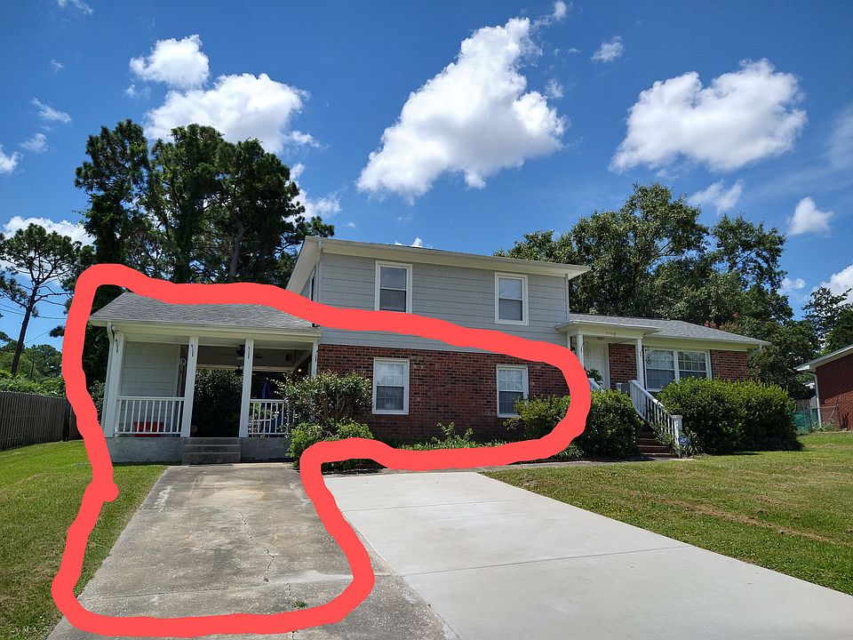 Area in red is apartment