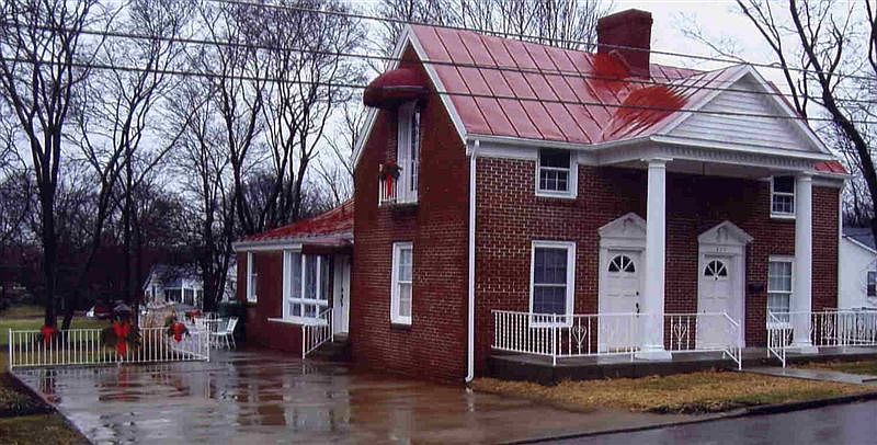 Front and Side Entrance.