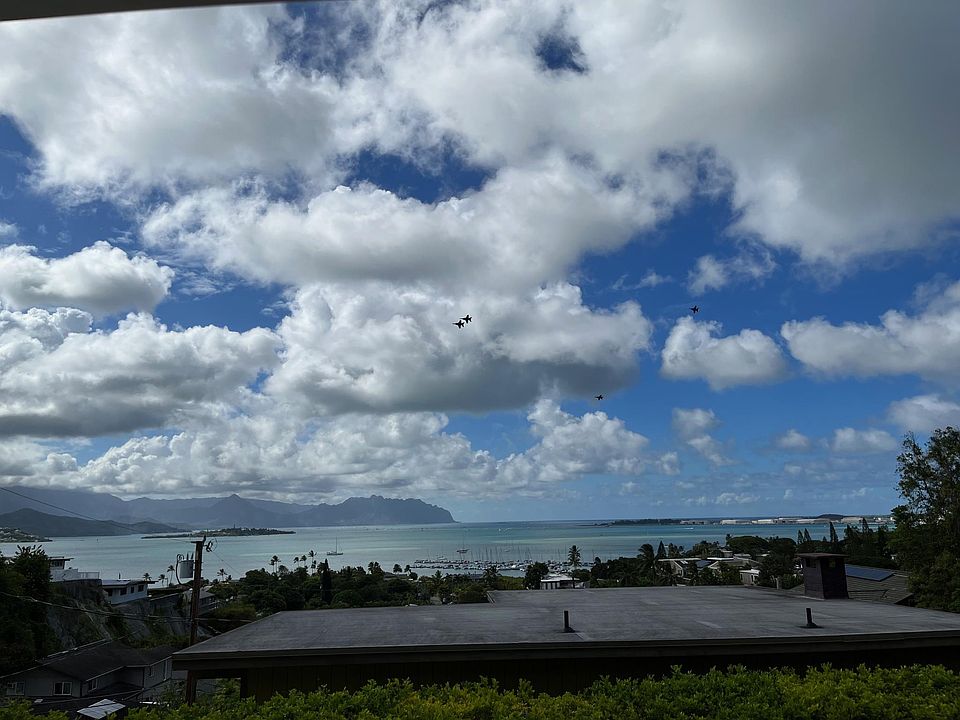 The view from the front deck
