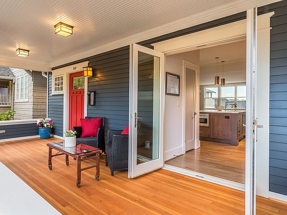 Off-kitchen french doors