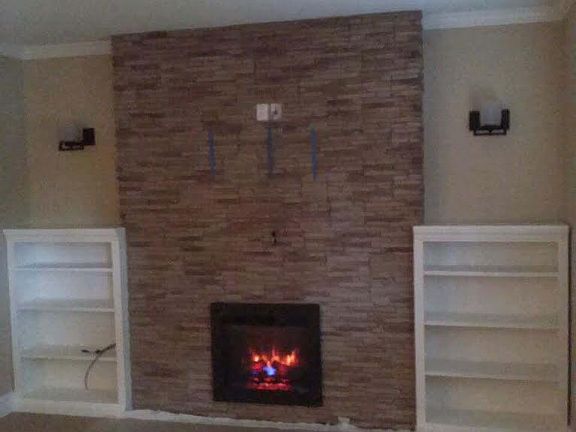 Wall sconces are on a dimmer.