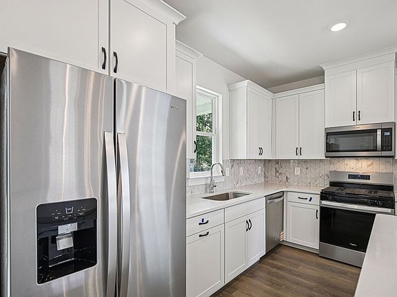 Prep dinner in the kitchen without missing the conversation in the great room.