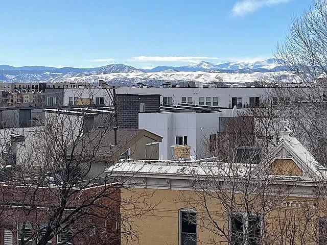 Mountain views from rooftop