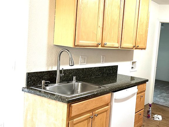 Kitchen sink, dishwasher and laundry hookup