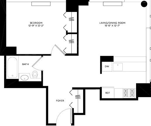 2nd image of 601 W 57th St APT 15M
