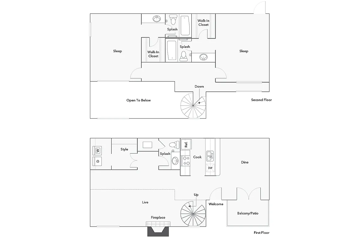 Floor plan California