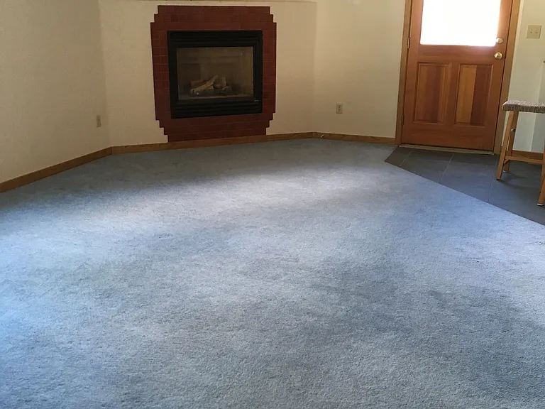 Gas log fireplace