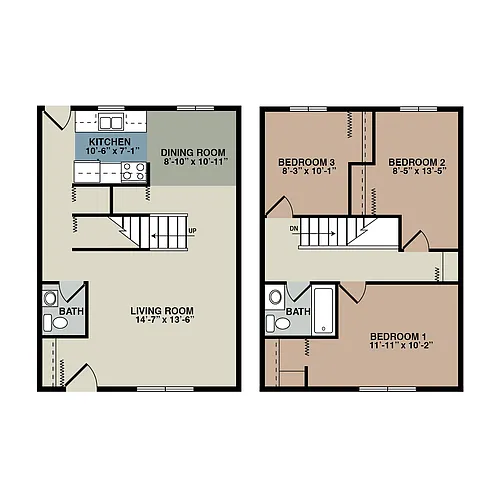 Floor plan 3 Bedroom