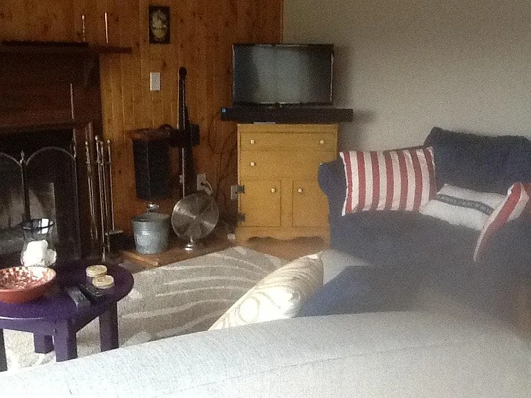cozy with fireplace