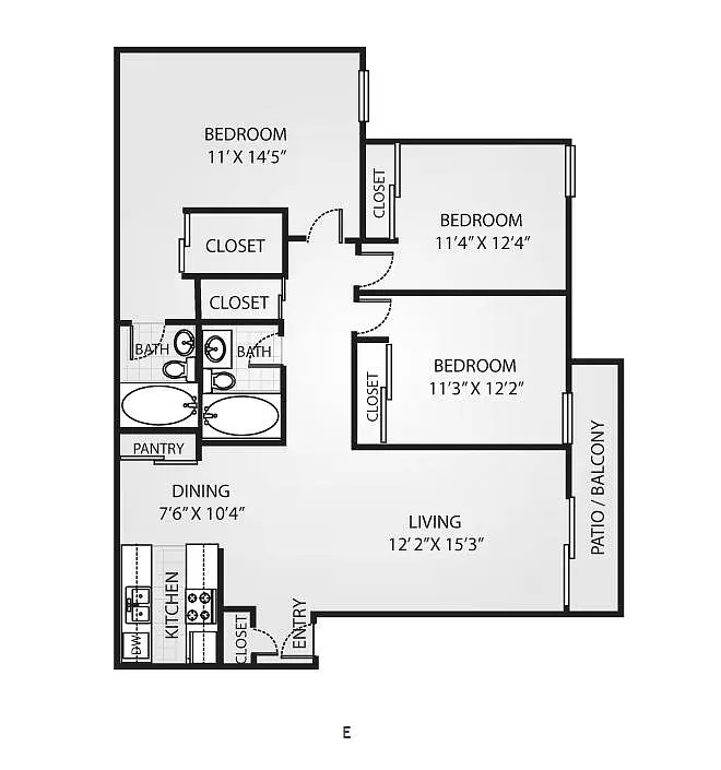 Floor plan E