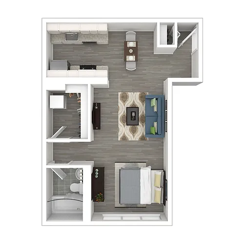 Floor plan Studio F