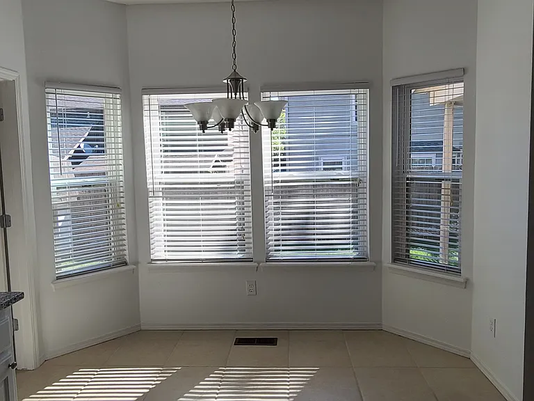 Bay window eat in kitchen area