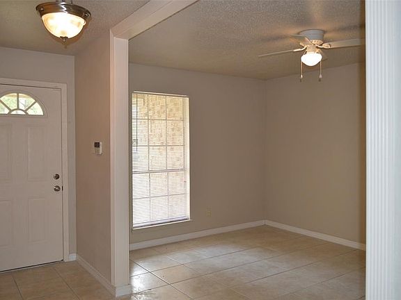 View from the entry door to the formal dining room