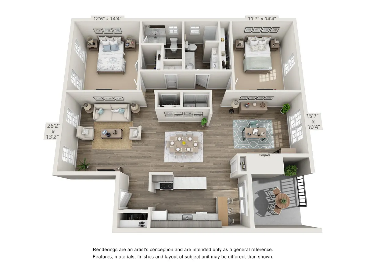Floor plan B3