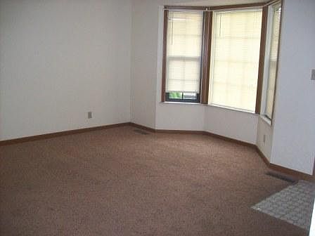 Living room showing front window