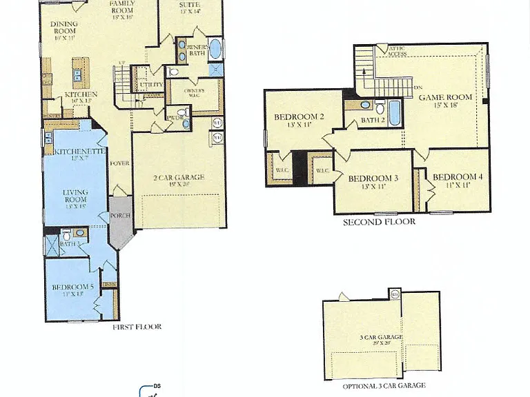 floor plan of house and mother in law unit