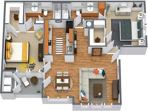 Floor plan Milan 22A