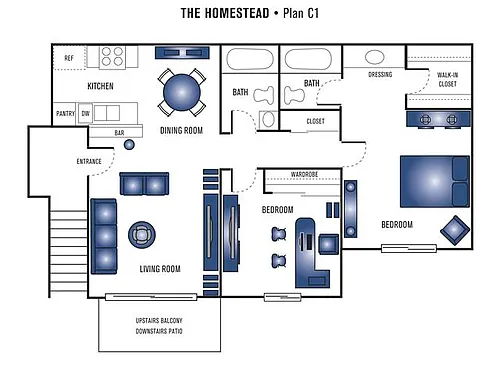 Floor plan Plan C1