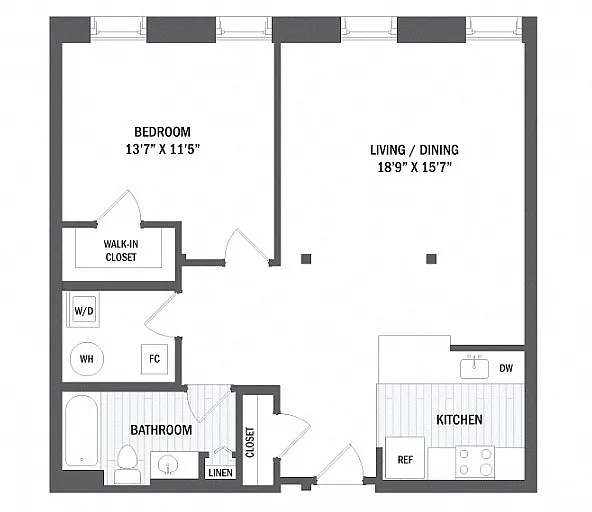 Floor plan A7 - Mill