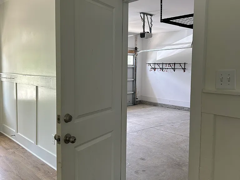 Garage enters in the kitchen